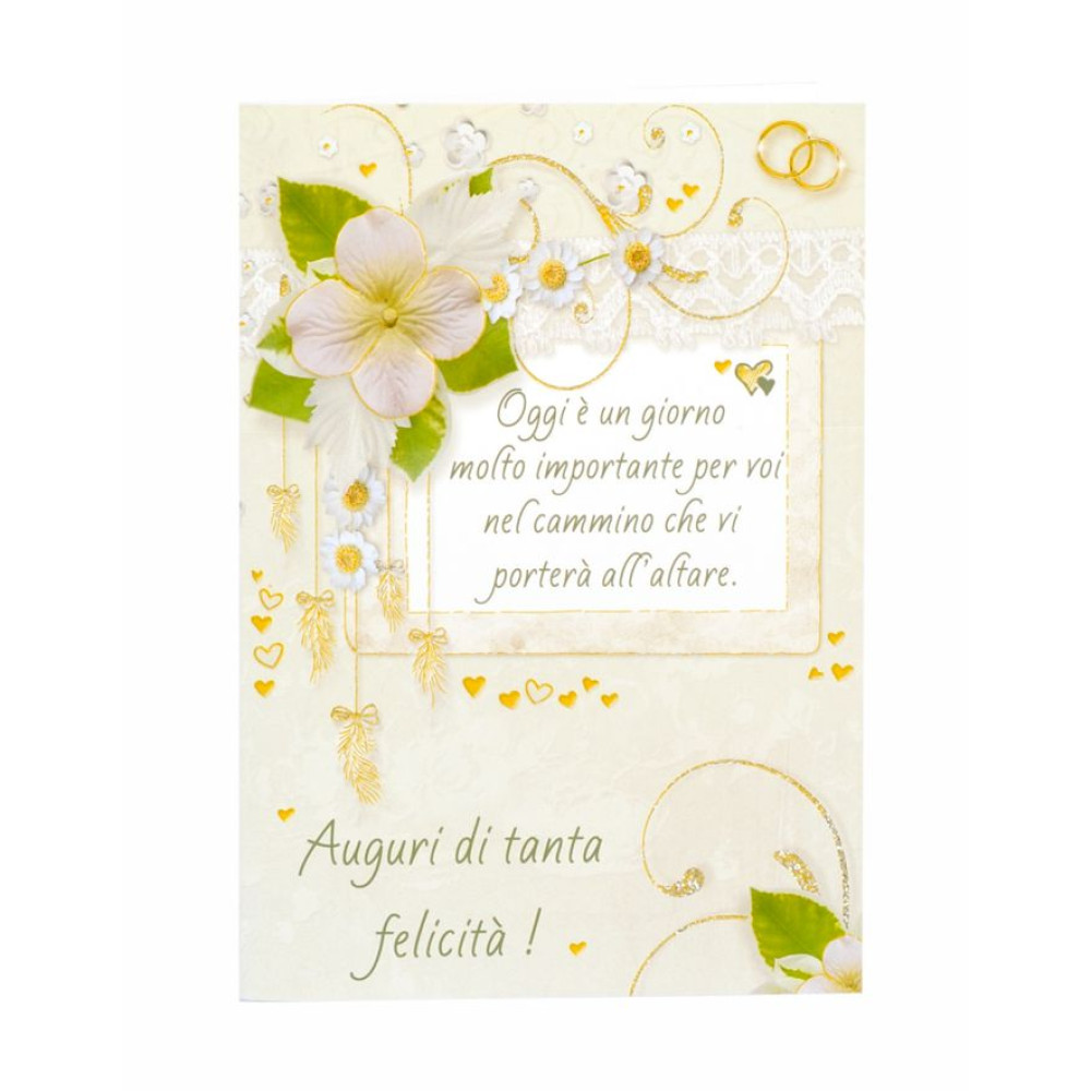 Biglietti Auguri Promessa Di Matrimonio Rilievo Pz